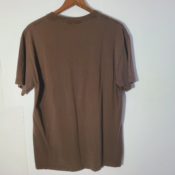 Vintage 90s Guinness Beer Promo Faded Brown Large T-Shirt - Picture 5 of 5